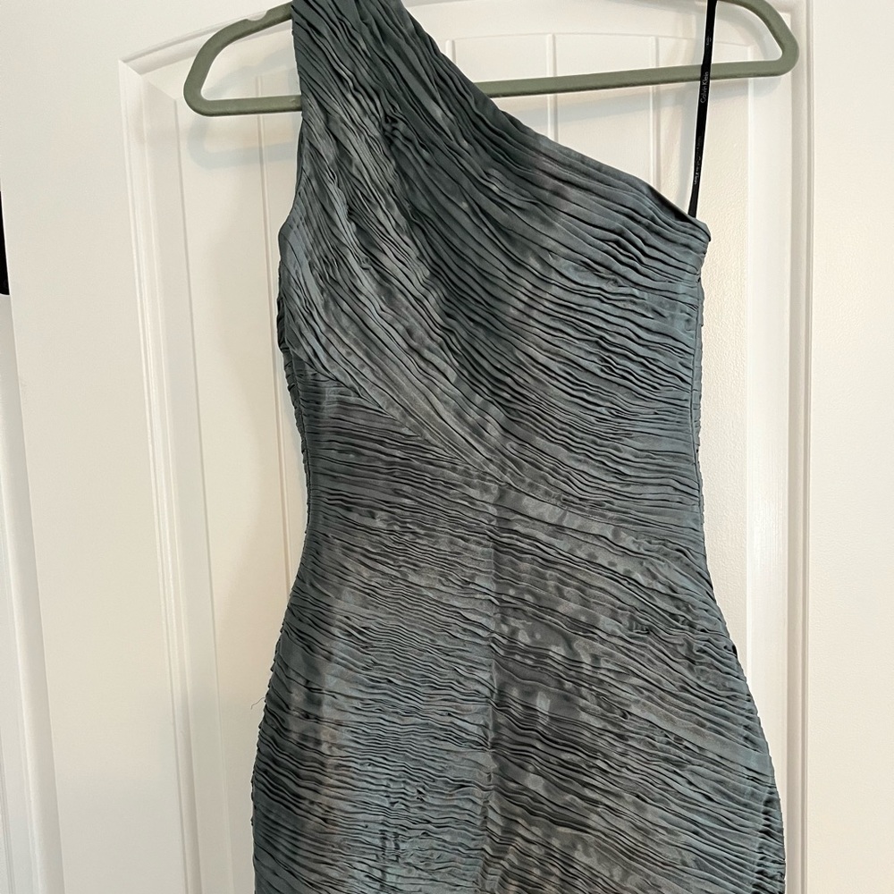 One shoulder cocktail dress
